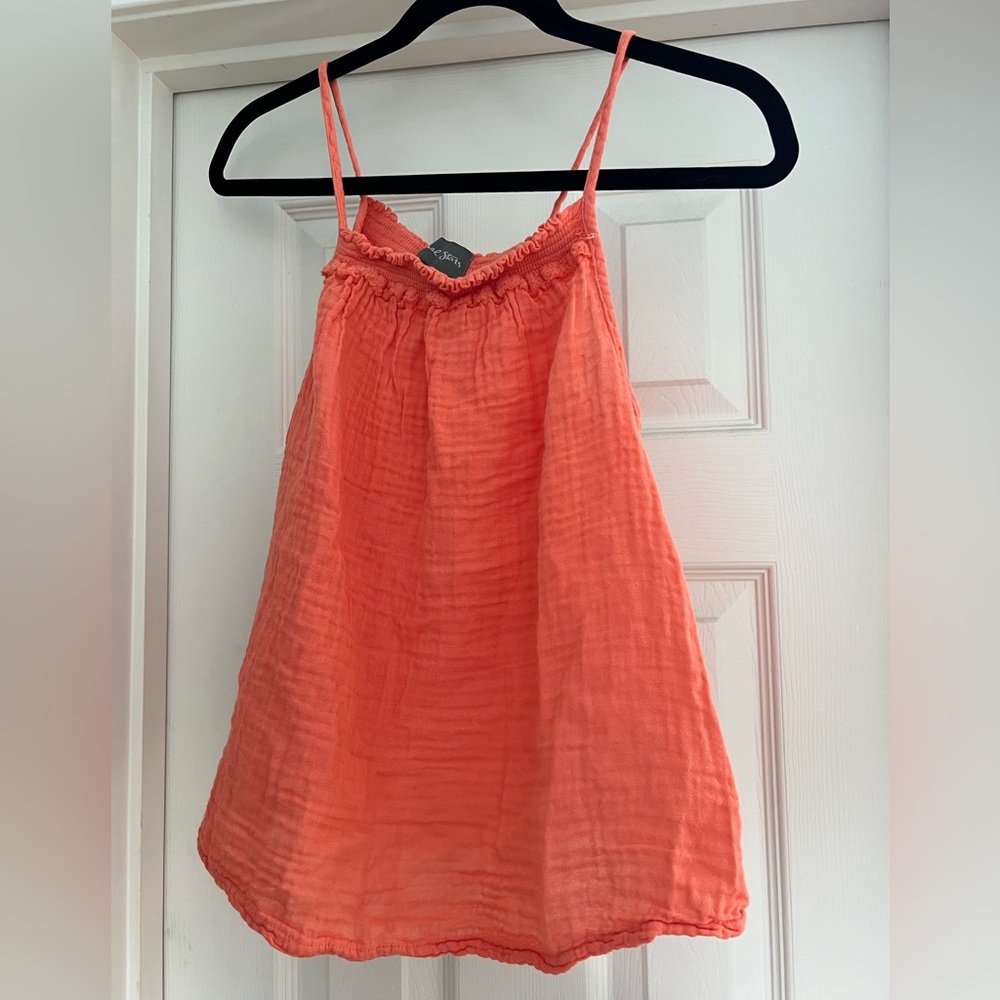 Michael Stars Vibrant Coral Top